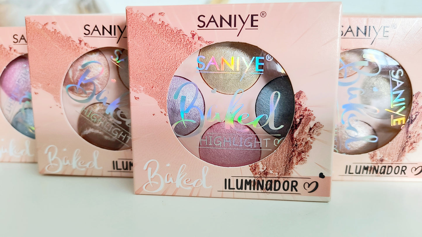 Paleta Baked Iluminador | SANIYE