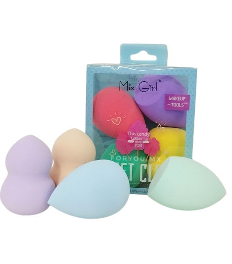 Set Esponja Sweet Cloud Puff | Mix Girl