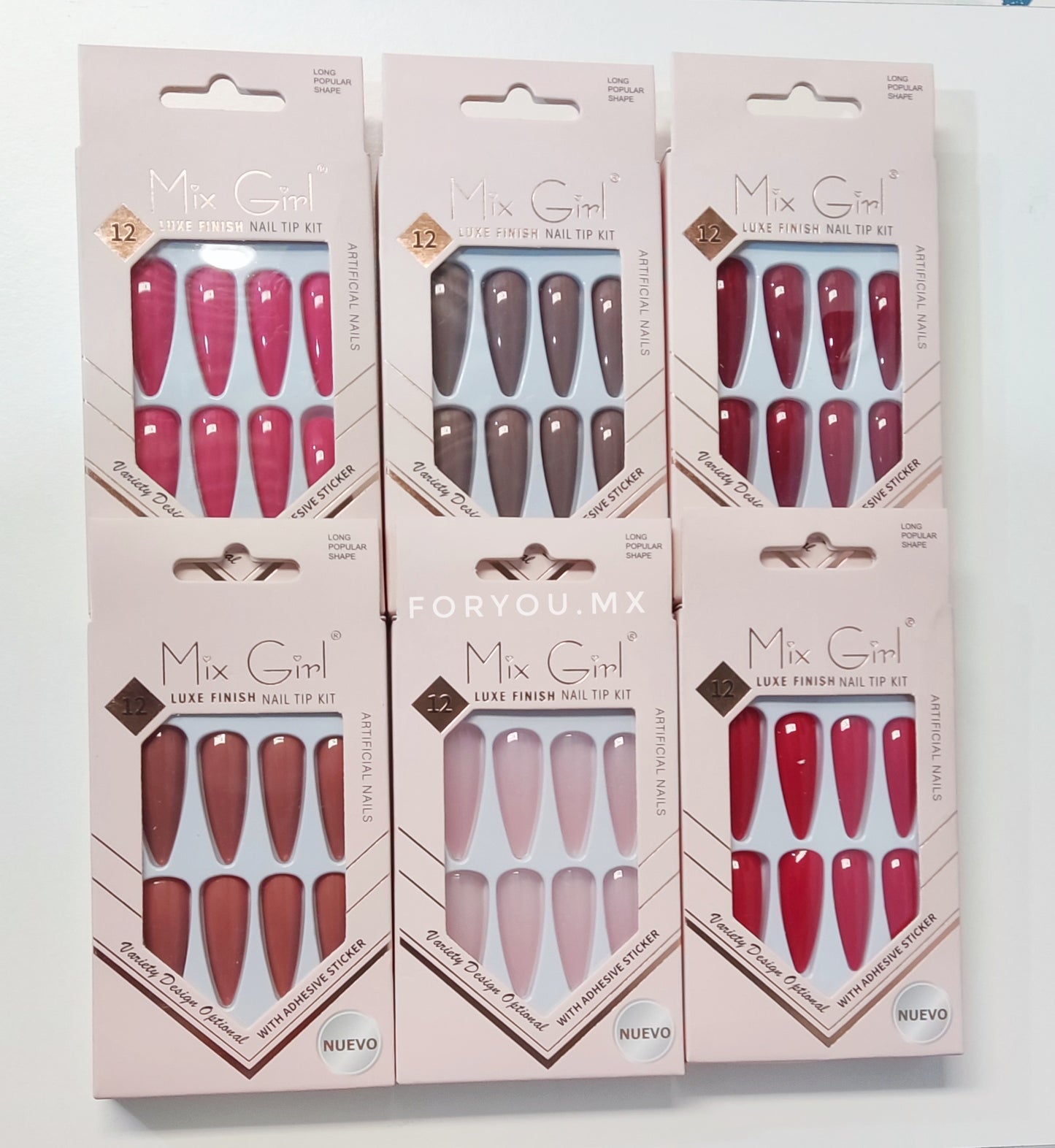 Uñas Luxe Finish | Mix Girl