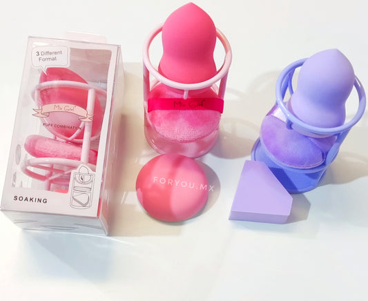 Kit Esponja Perfecto 3 en 1 |Mix Girl