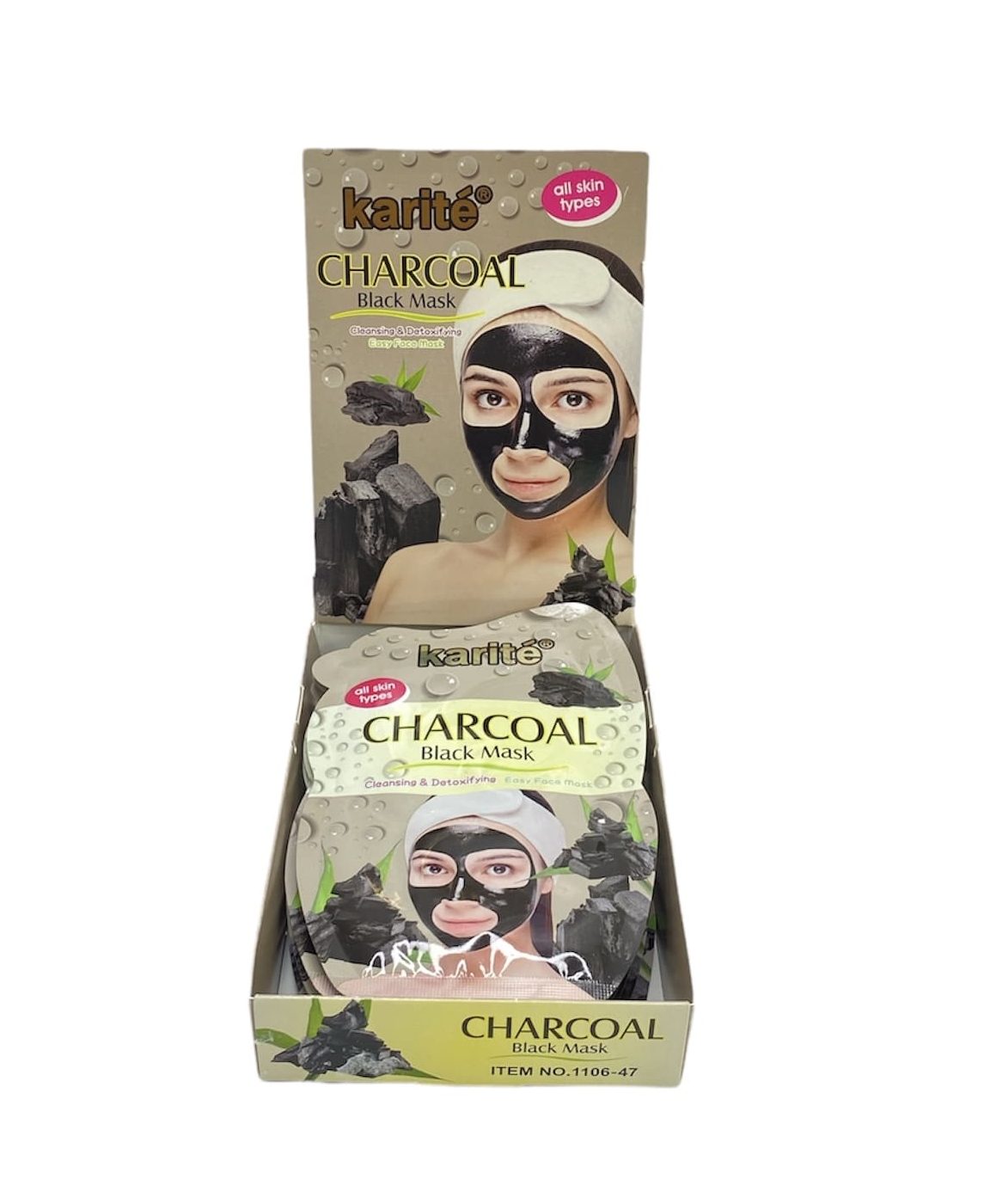 Mascarilla Facial CHARCOAL | Karité