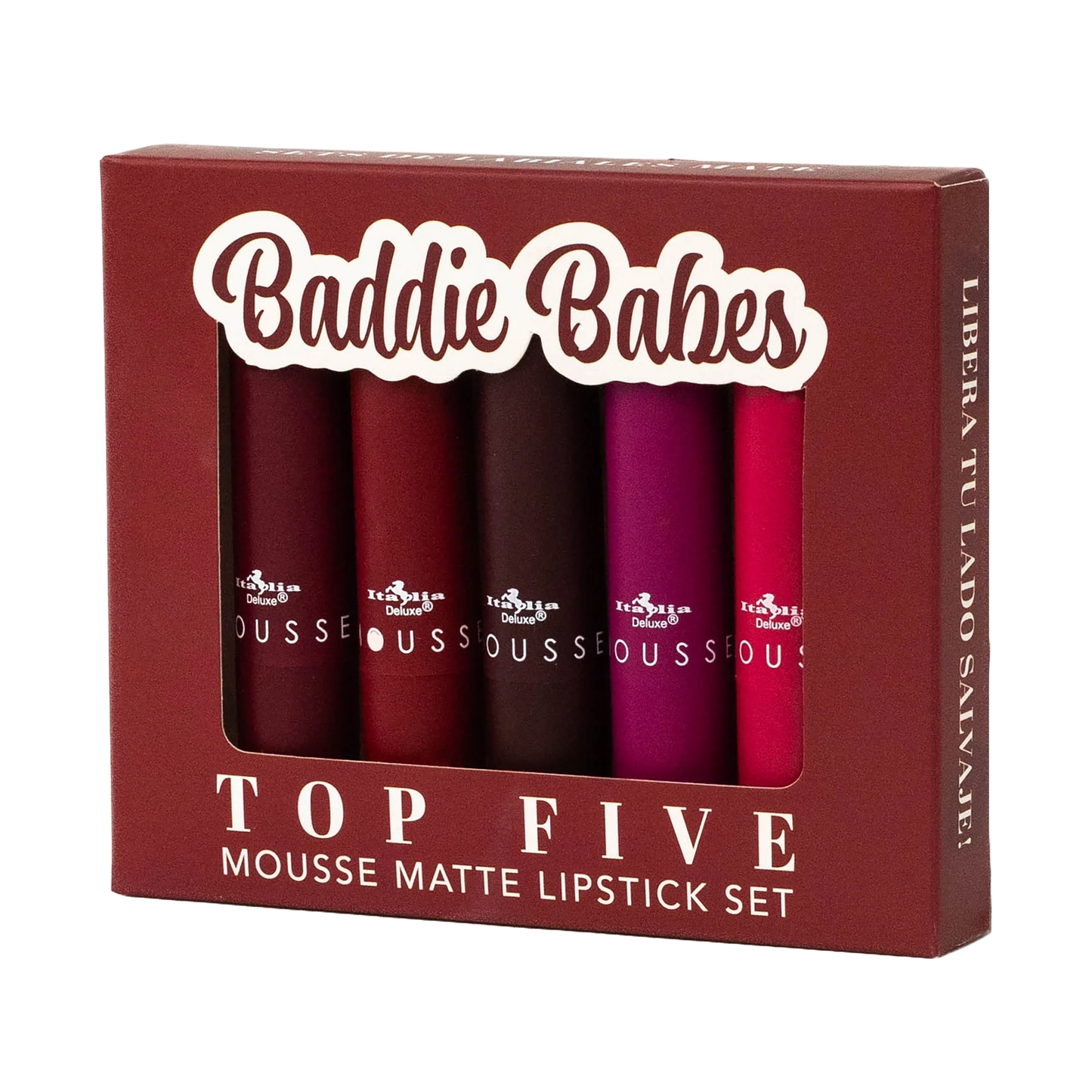 Labial Mousse Matte Top Five (Nadie Babes) | Italia Deluxe