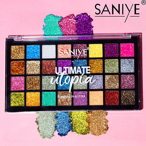 Paleta Ultimate Utopía Glitter
| SANIYE