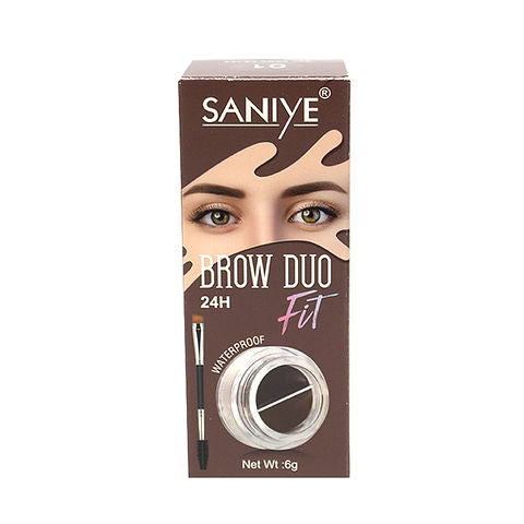 Gel para Cejas BROWN Duo Fit | SANIYE