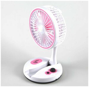 Ventilador ajustable con luz led