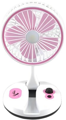 Ventilador ajustable con luz led