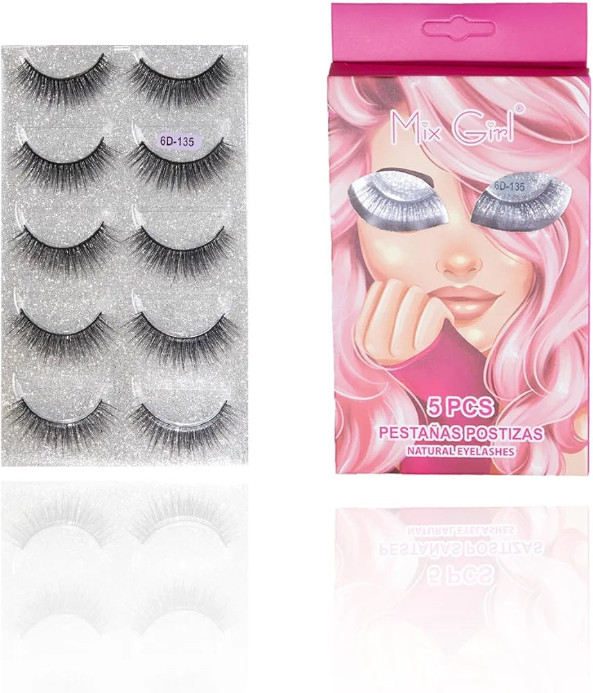 Kit Pestañas Postizas (5pz) | Mix Girl