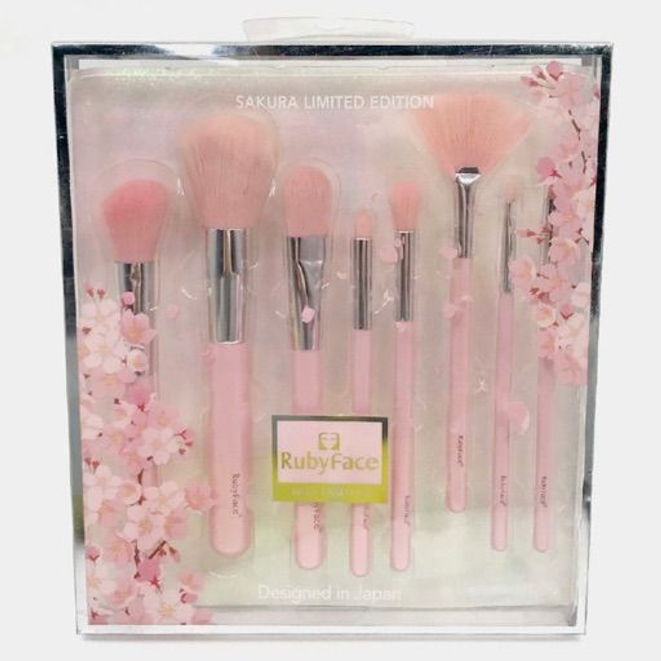Kit Brochas para rostro (8pz) | RubyFace