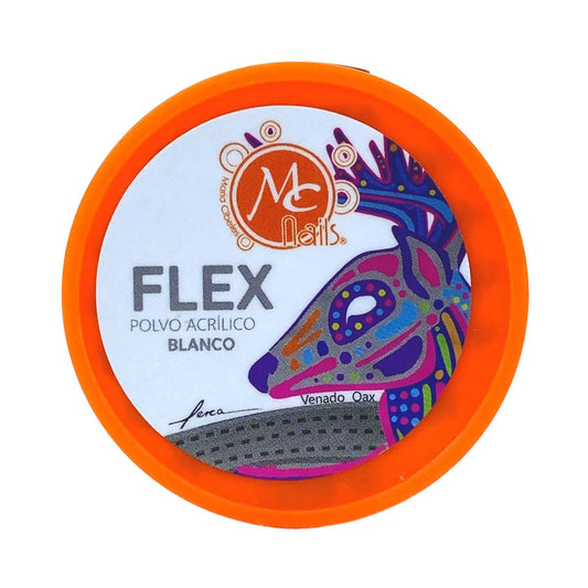 Polvo Acrílico FLEX Blanco | MC Nails
