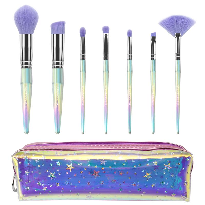SET DE BROCHAS STAR LIFE-7 PIEZAS CON COSMETIQUERA
| KLEANCOLOR