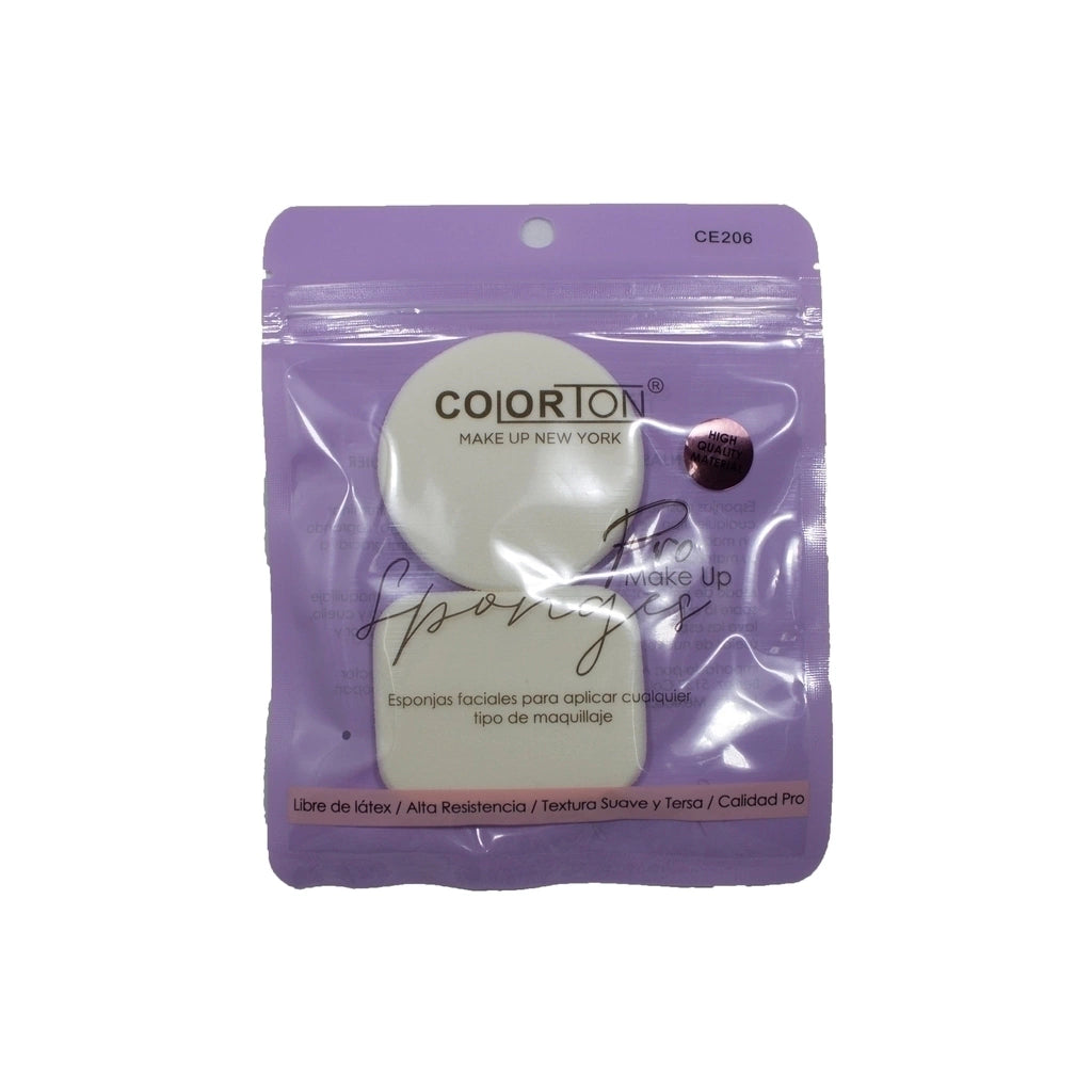 Esponjas Faciales Pro Make Up | COLORTON