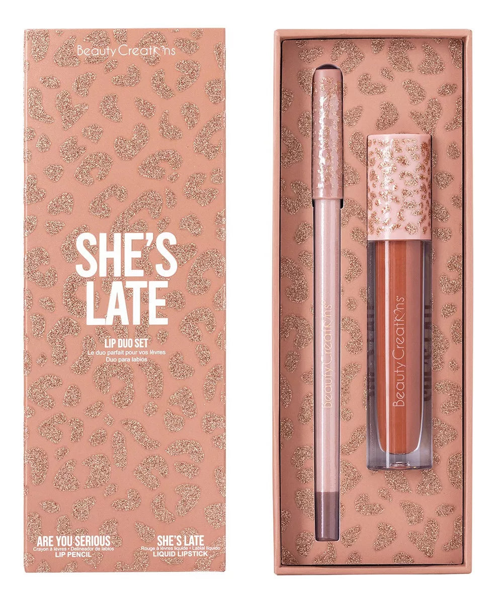 She's Late - Lip Duo Set | Beauty Crestions