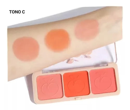 Paleta de Rubores Love Peach | SANIYE