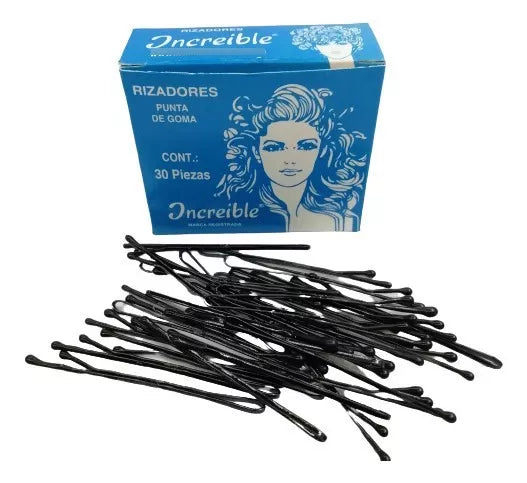 Pasador Negro para Cabello 30pz | Increible