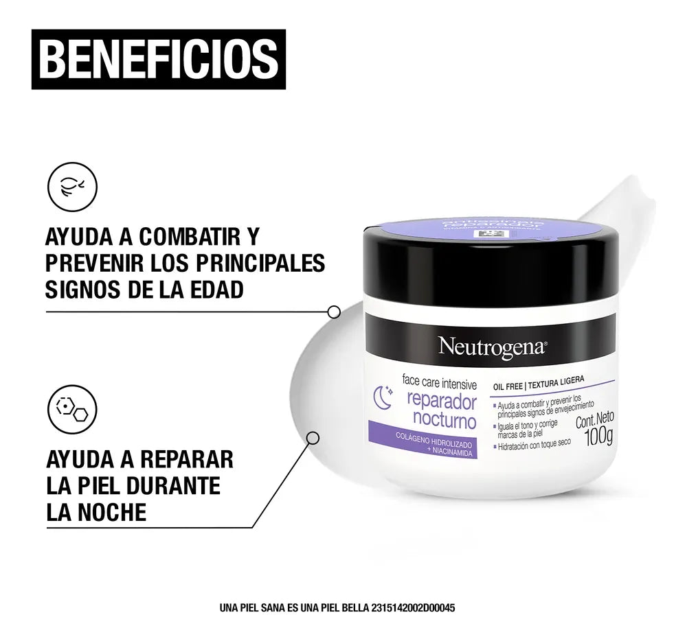 Crema Facial Reparadora Nocturna | Neutrogena