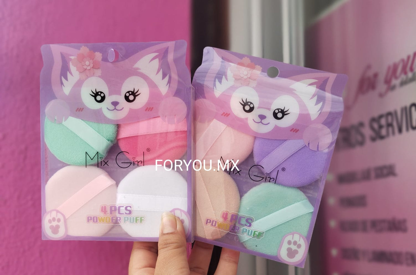 Esponja para Maquillaje (Borla) | Mix Girl