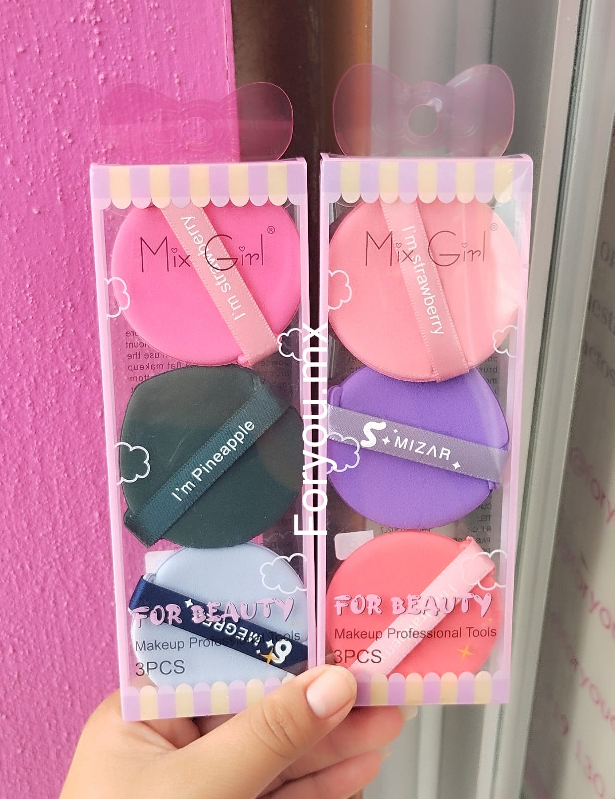 Borla esponja para maquillaje | Mix Girl