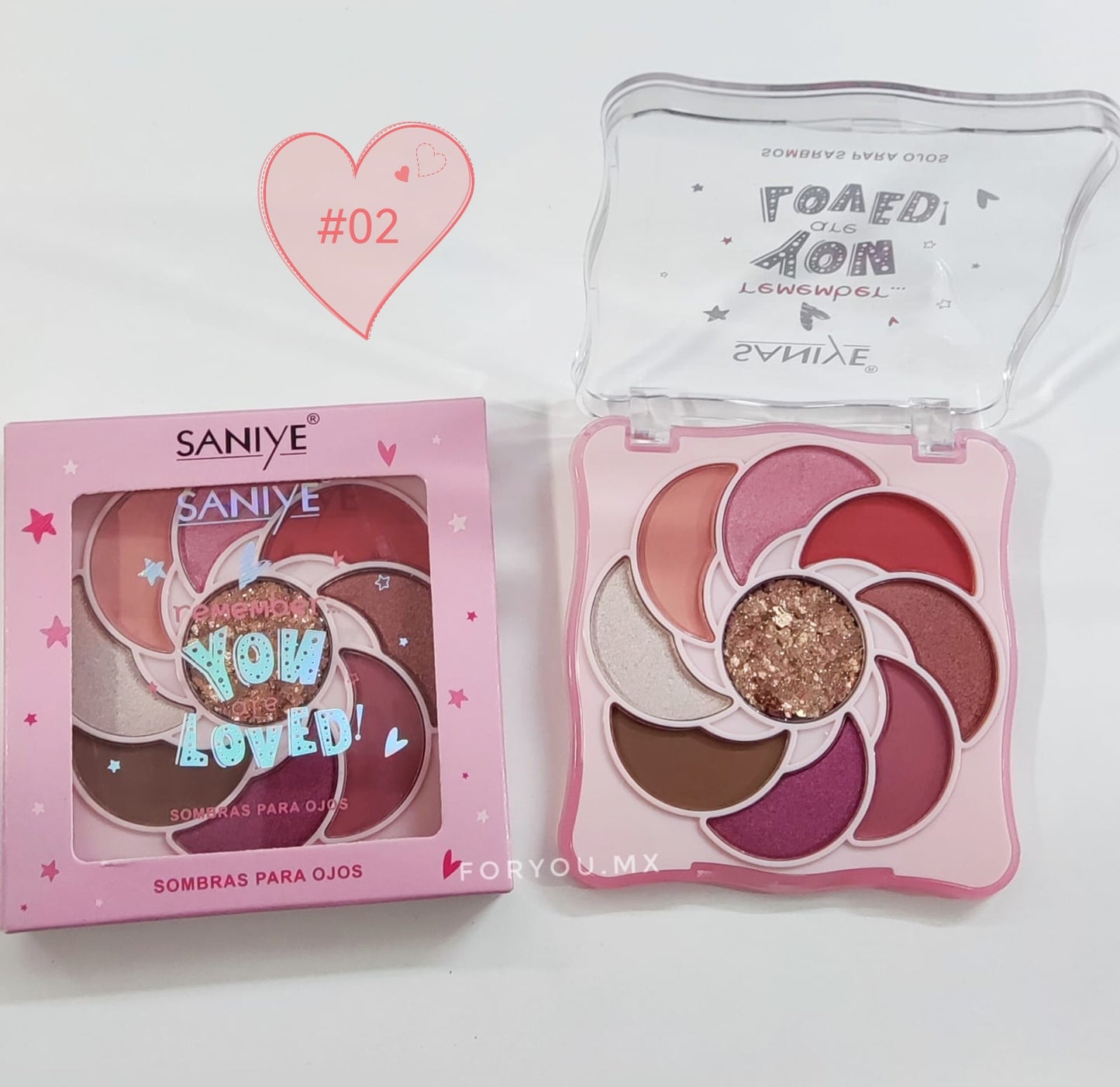 Paleta Remember You are Loved! | SANIYE