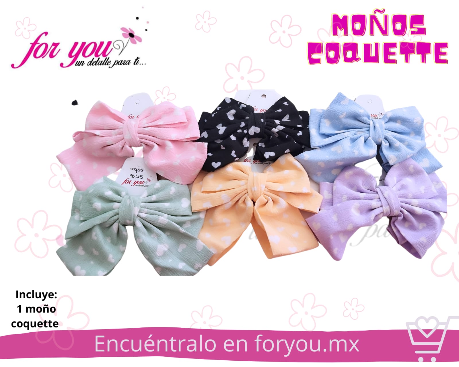 Moño Coquette – ForYou Cosméticos