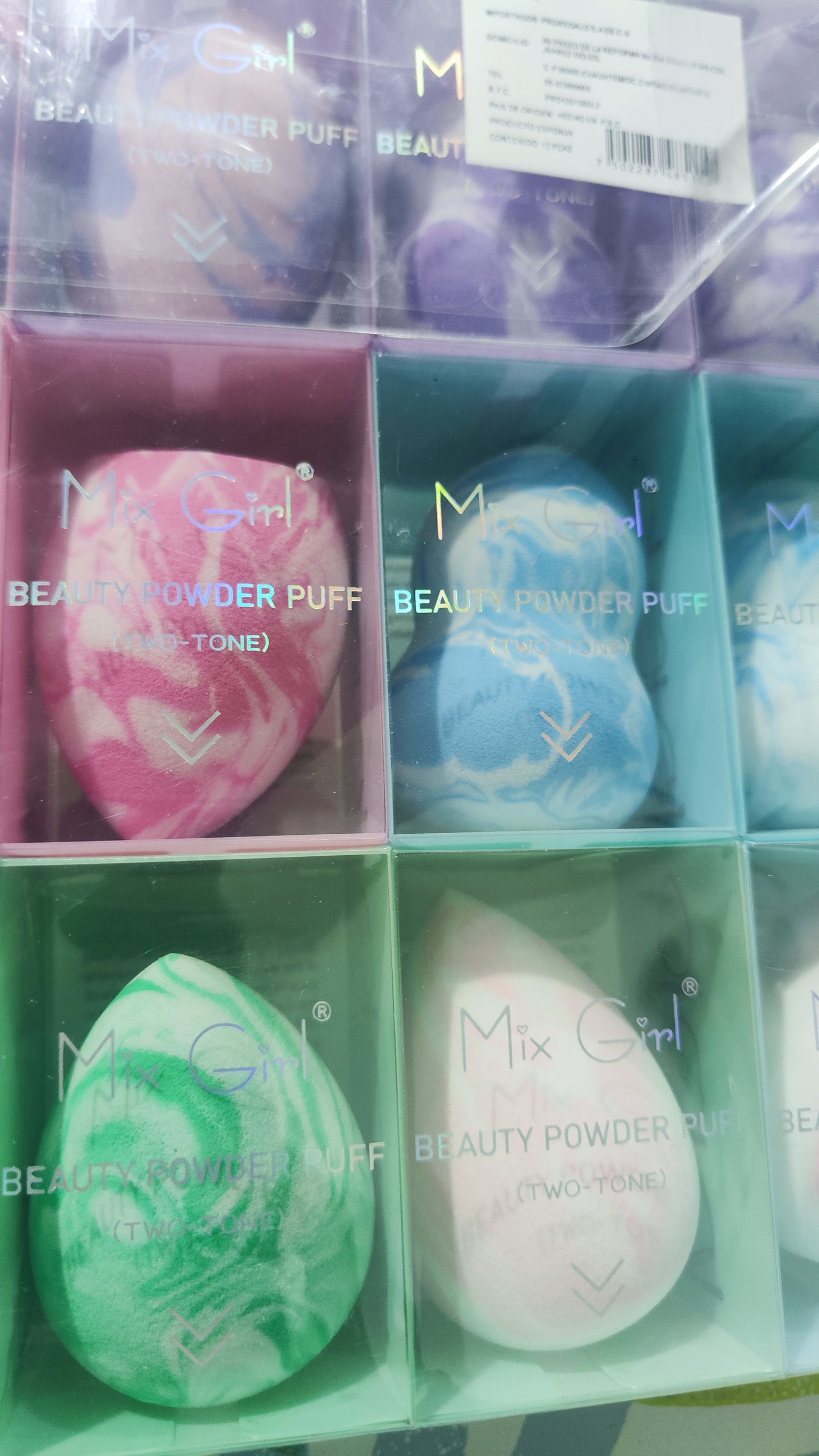 Esponja Puff Marmoleado | Mix Girl