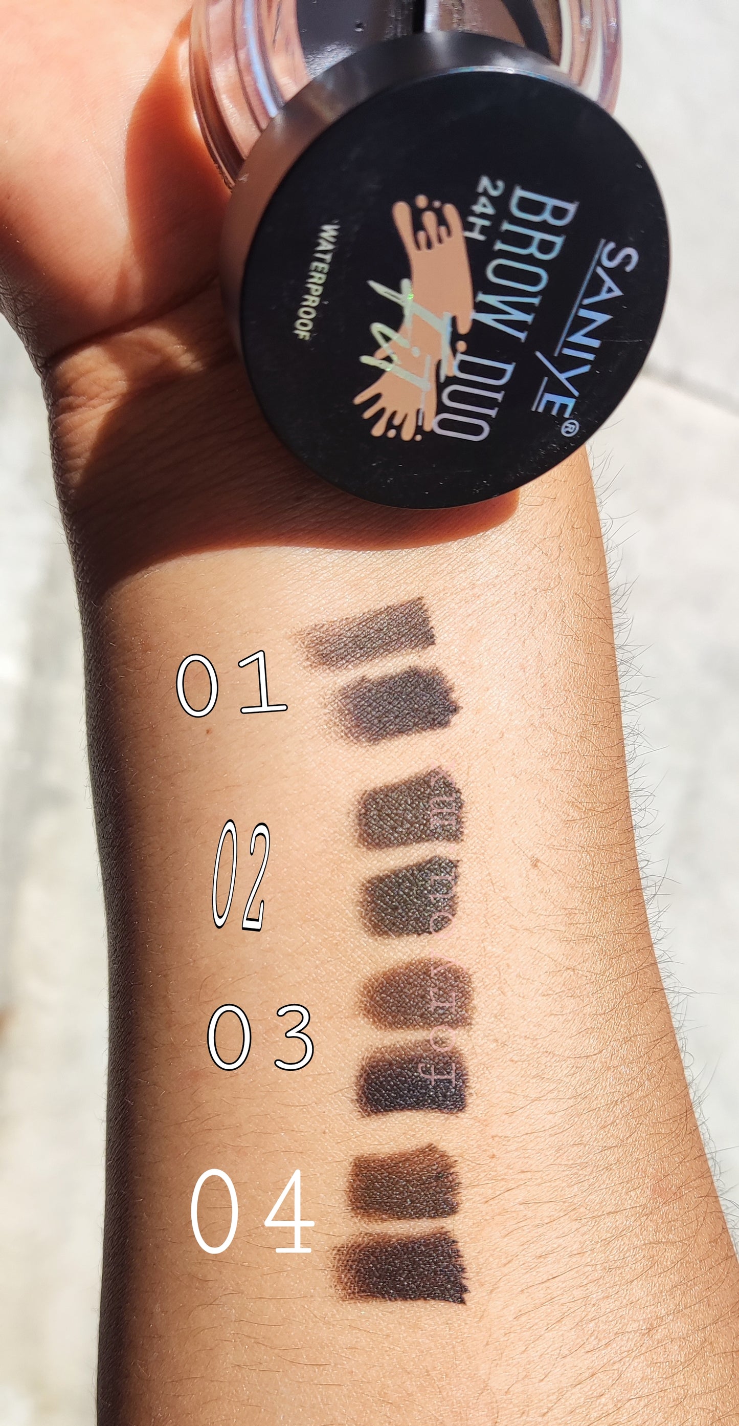 Gel para Cejas BROWN Duo Fit | SANIYE