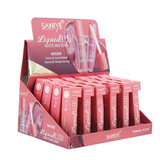 Mousse Rubor Liquido Matte and Dewy  | SANIYE