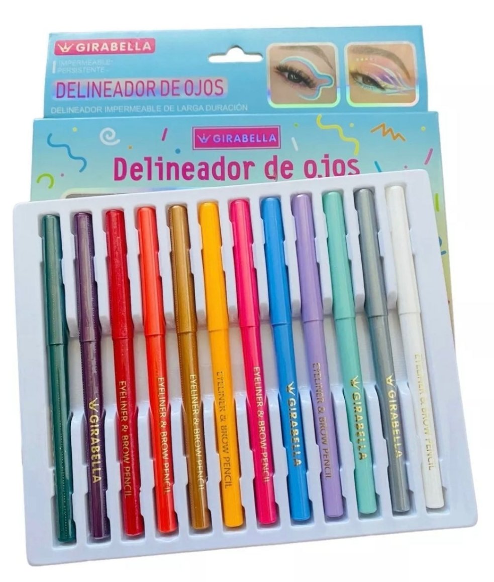 Delineador de Ojos Colores | GIRABELLA