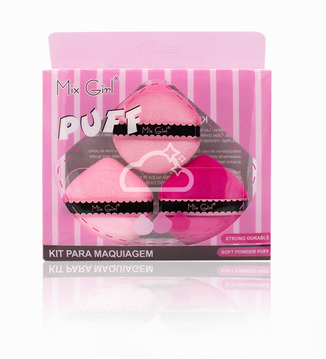 Trio Esponja Borla | Mix Girl