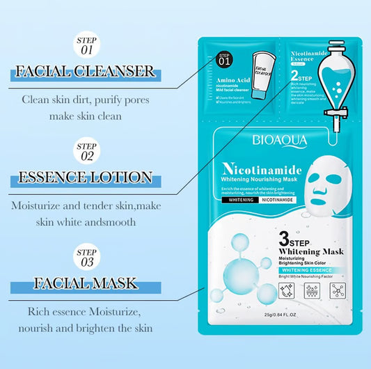 Mascarilla 3 Pasos Niacinamida | BioAqua