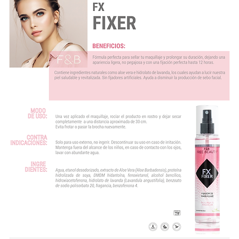 Fijador de Maquillaje | Free Beauty