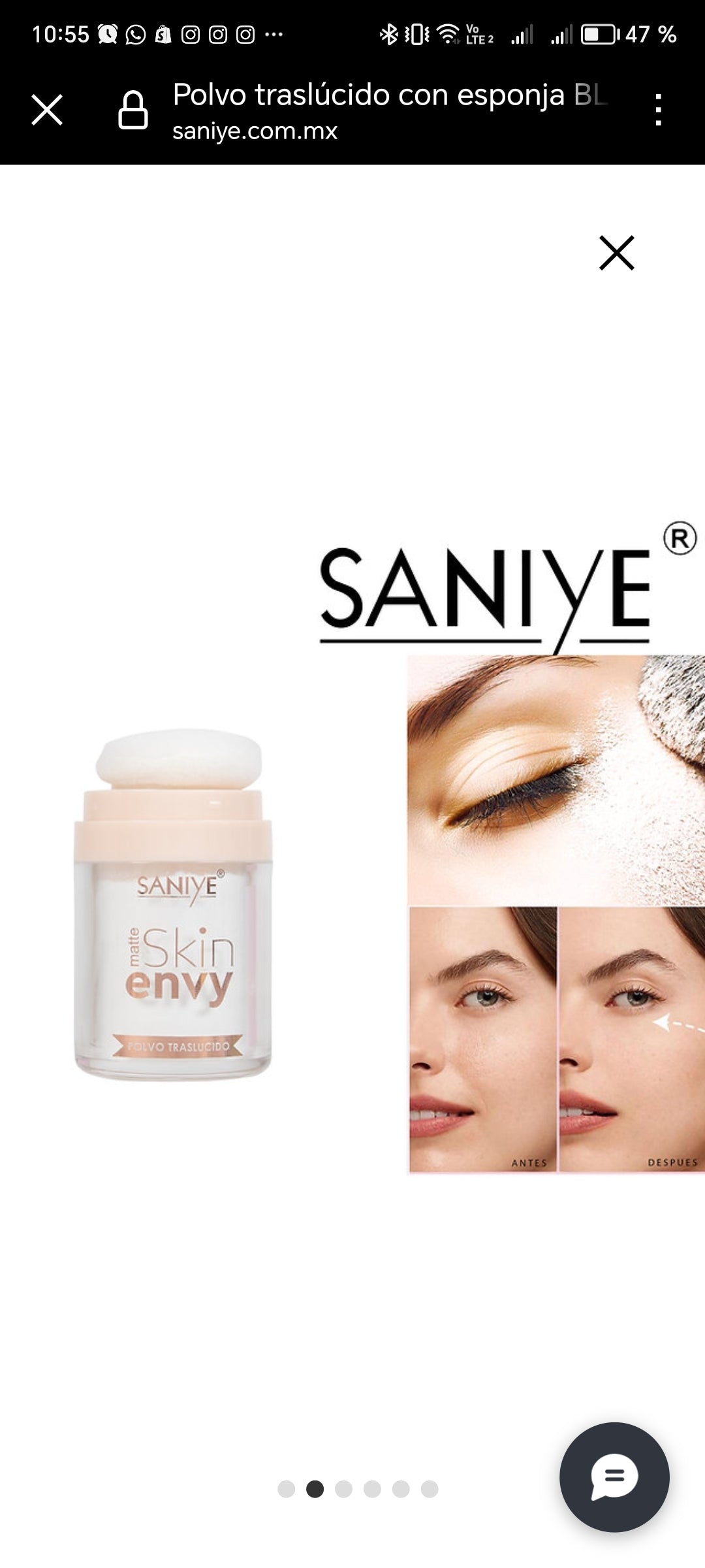 Polvo Traslúcido Ski envy | Saniye