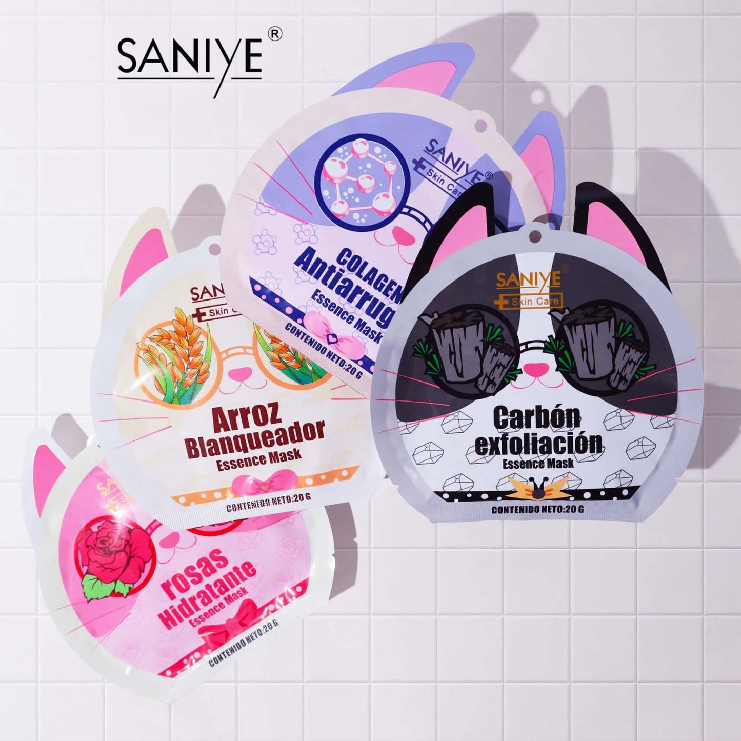 Mascarilla Facial de Gatito| SANIYE