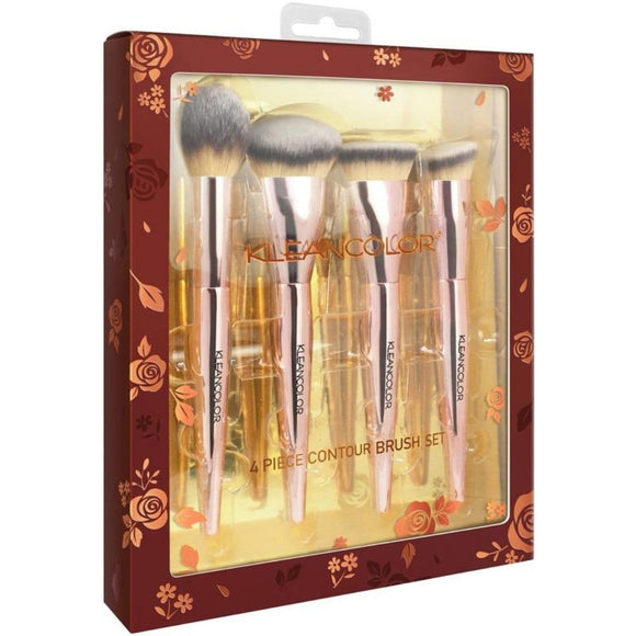 Set de 4 Brochas para rostro | KLEANCOLOR