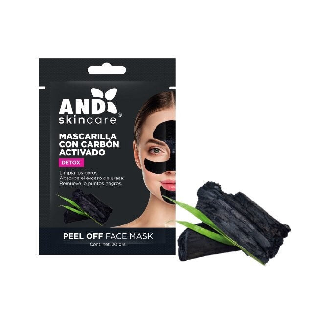 Mascarilla Negra Con Carbón Activado Detox | AND skincare