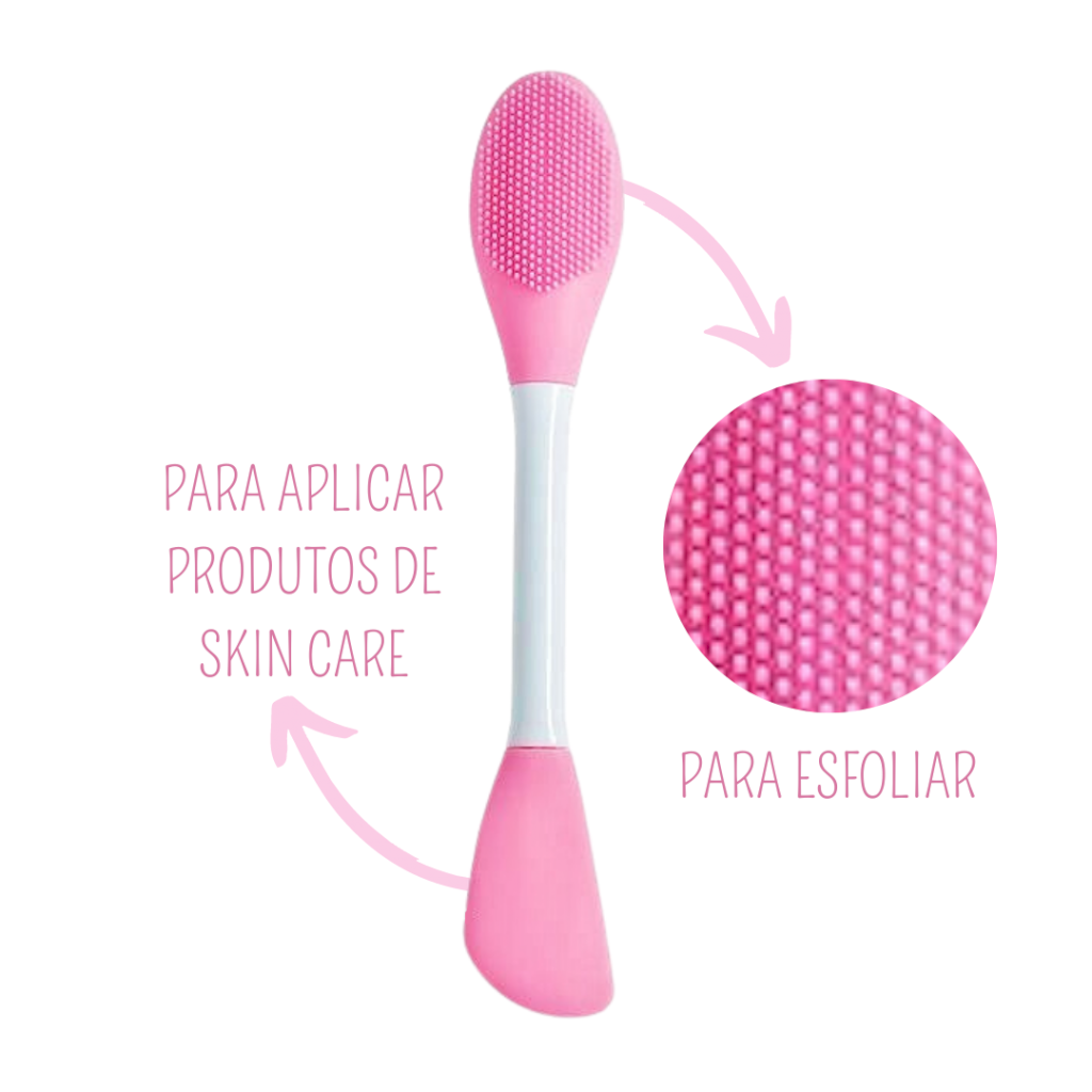 Brocha Duo Aplicador & Exfoliante | Mix Girl
