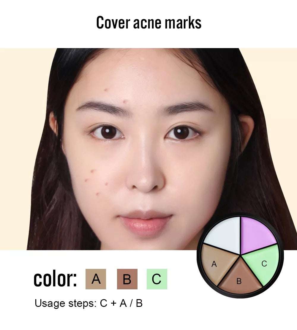 Paleta de correctores en crema 5 en 1 | SANIYE