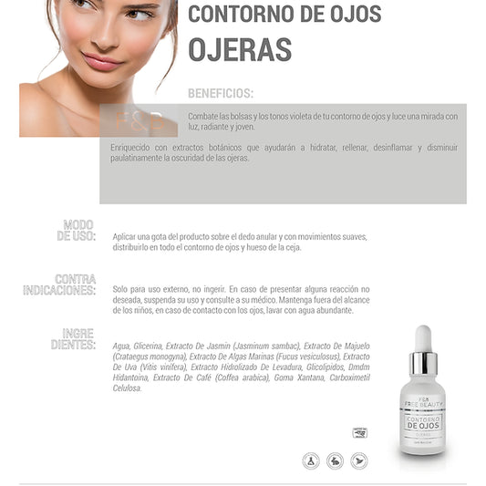 CONTORNO DE OJOS OJERAS | Free Beauty