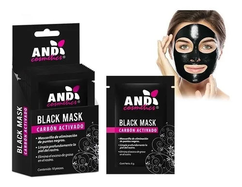 Mascarilla Negra Con Carbón Activad
| AND skincare