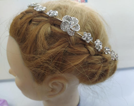 Tocado/Tiara metal Con Diseño De Flor | ForYou