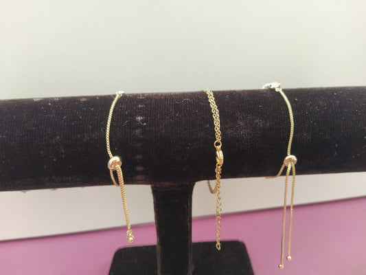 Pulcera Autoajustable | Joyeria Oro laminado 14K