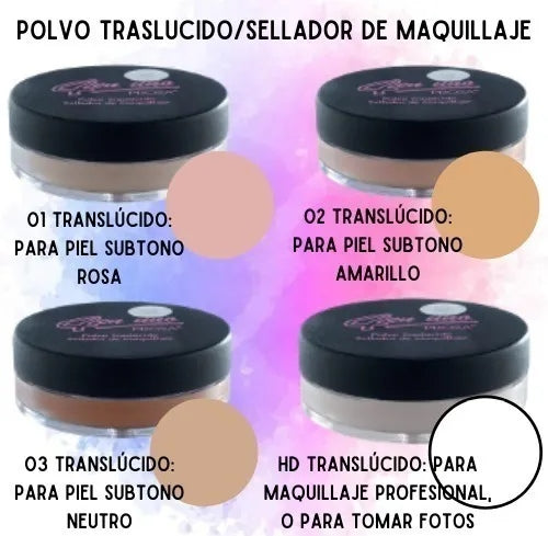 Polvo traslúcido Sellador 4en1 | PROSA