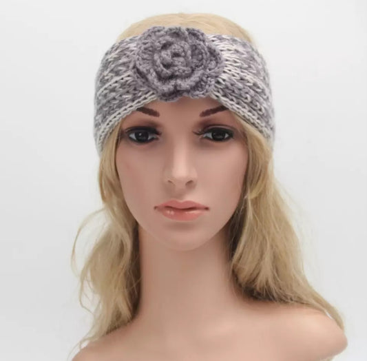 Diadema Tejida flor (Valerina, Turbante Invierno) | Moda Dama