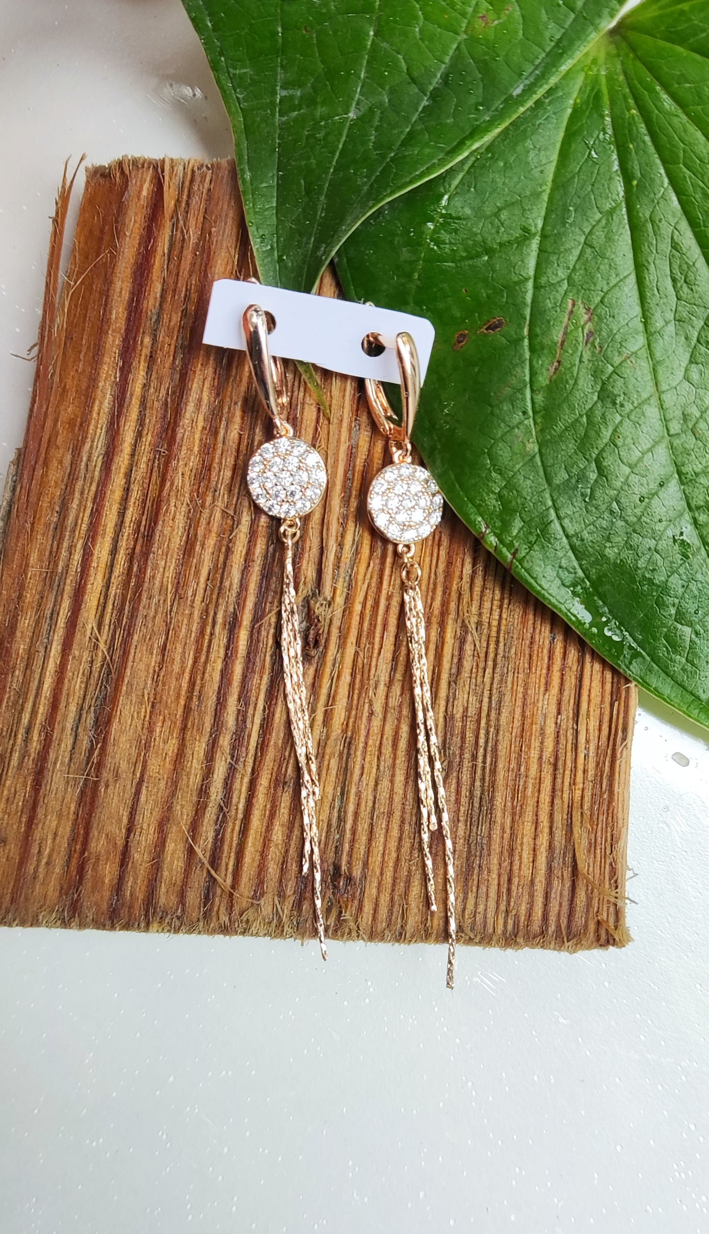 Aretes colgante | Joyeria Oro laminado 14K