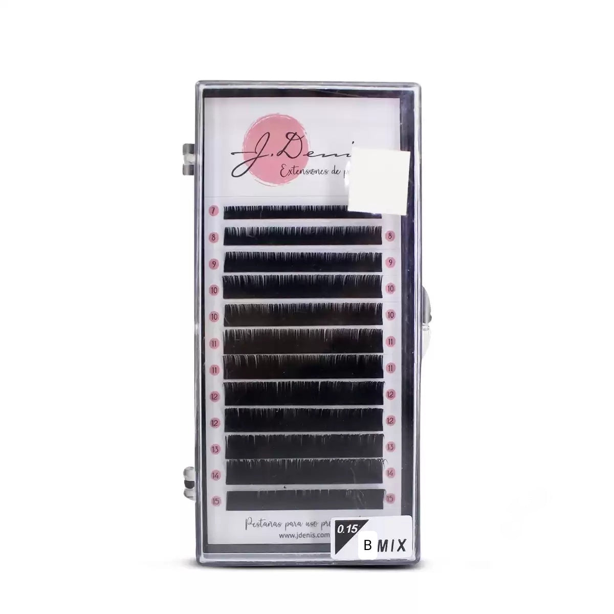 Pestañas MINK curva B 0.15
Mix
 | J. Denis