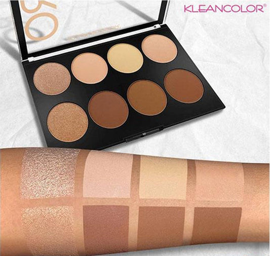 Kleancolor Pro Face Paleta de Contorno e Iluminador
| KLEANCOLOR