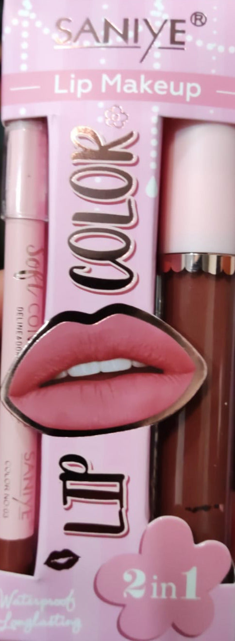 LipColor Labial Líquido & Lápiz | SANIYE