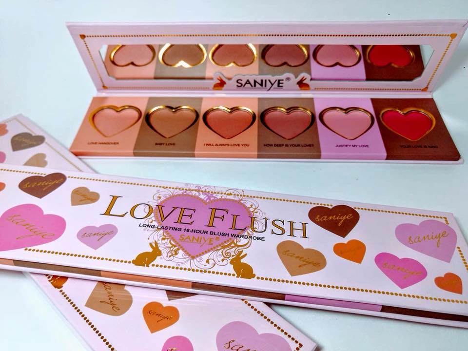 Paleta de rubores Love Flush | SANIYE
