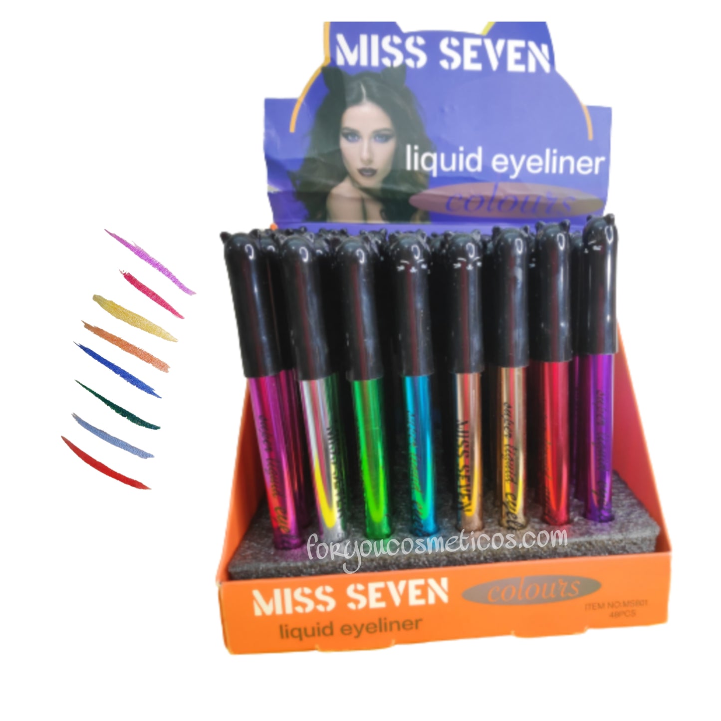 Delineador para ojos metalico