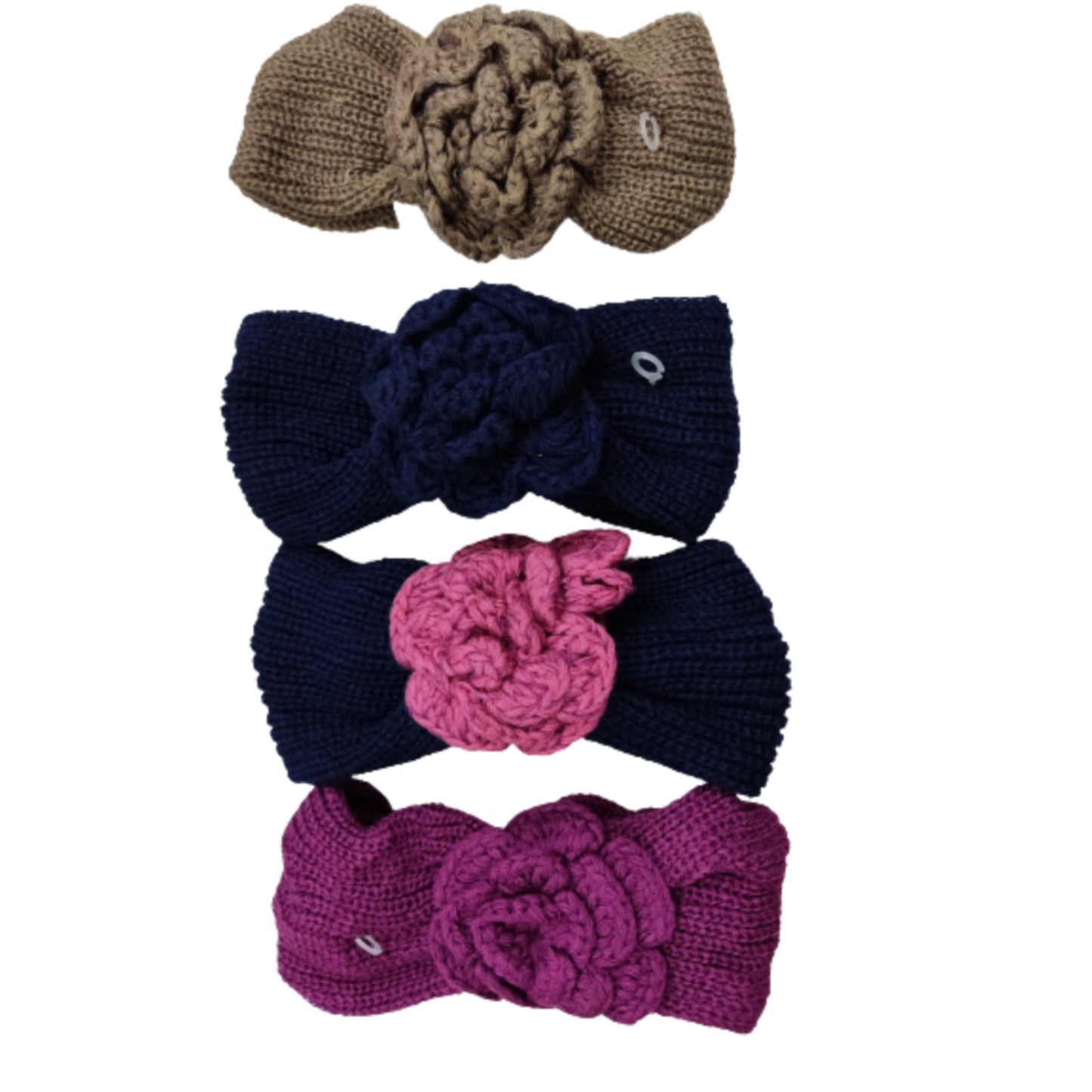 Diadema Tejida flor (Valerina, Turbante Invierno) | Moda Dama
