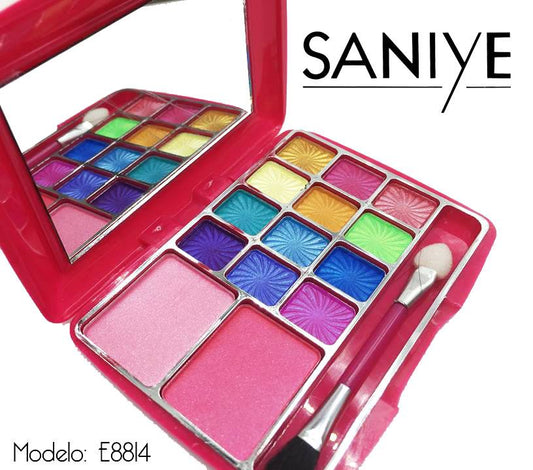 PALETA DE 12 SOMBRAS +2 RUBORES | SANIYE